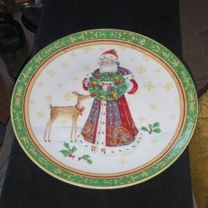 Certified International Elegant White Plate